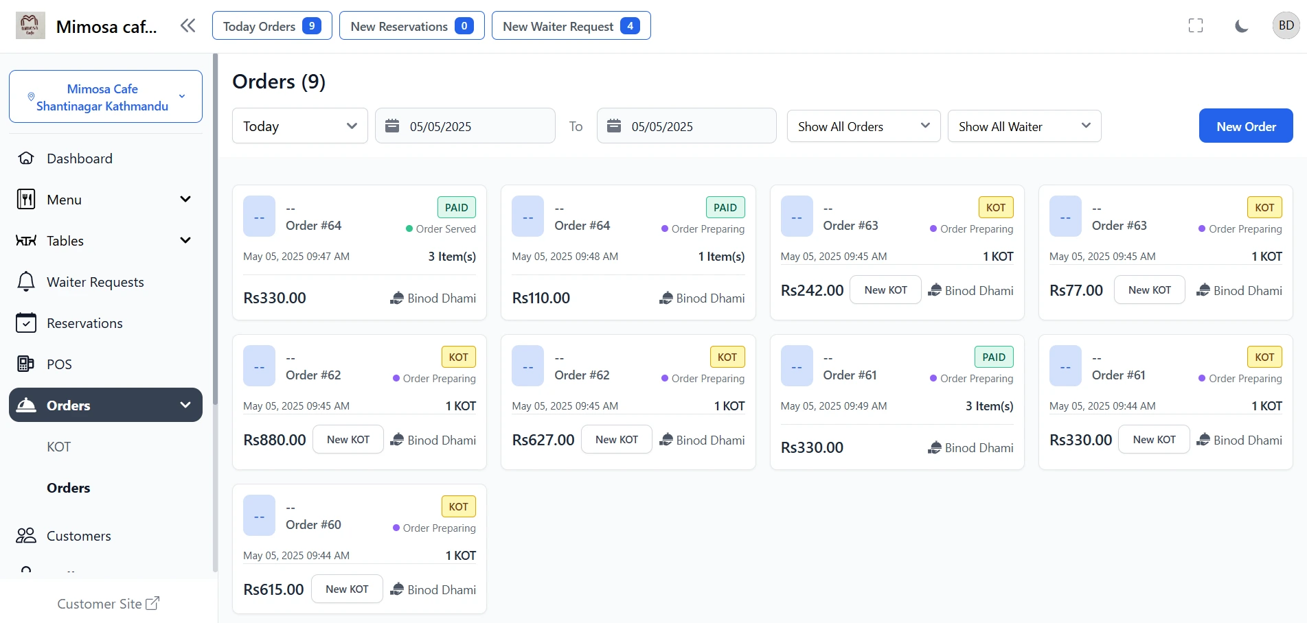 Sales & returns — Pharma Care pharmacy software Nepal