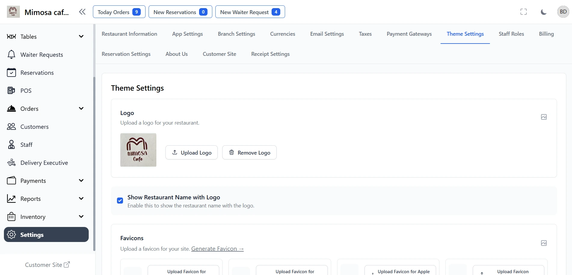 Settings — Pharma Care pharmacy software Nepal